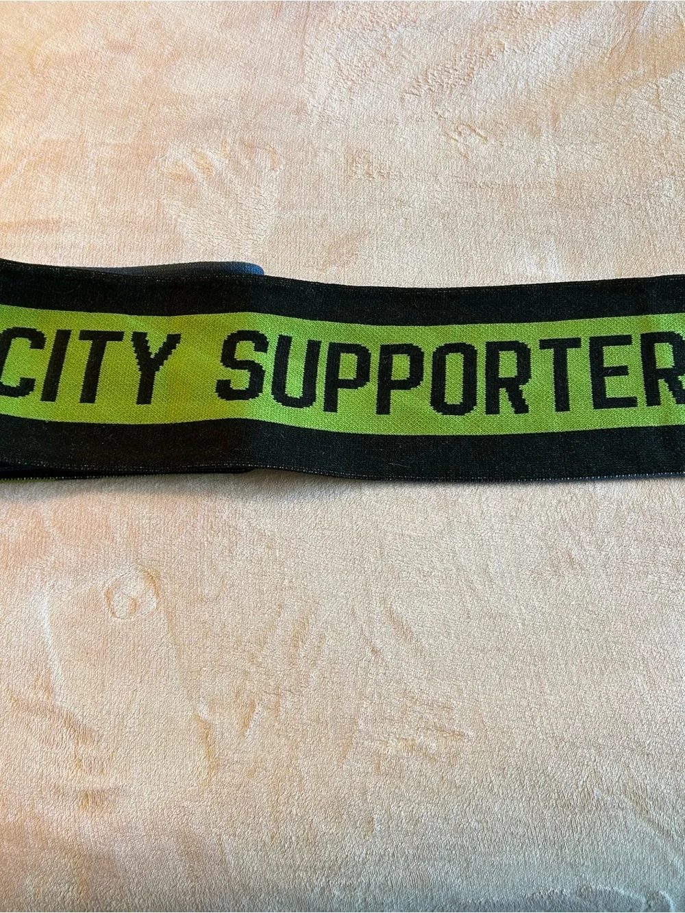 Seattle Sounders FC skull emerald city supporters 2005-2020 fringed scarf